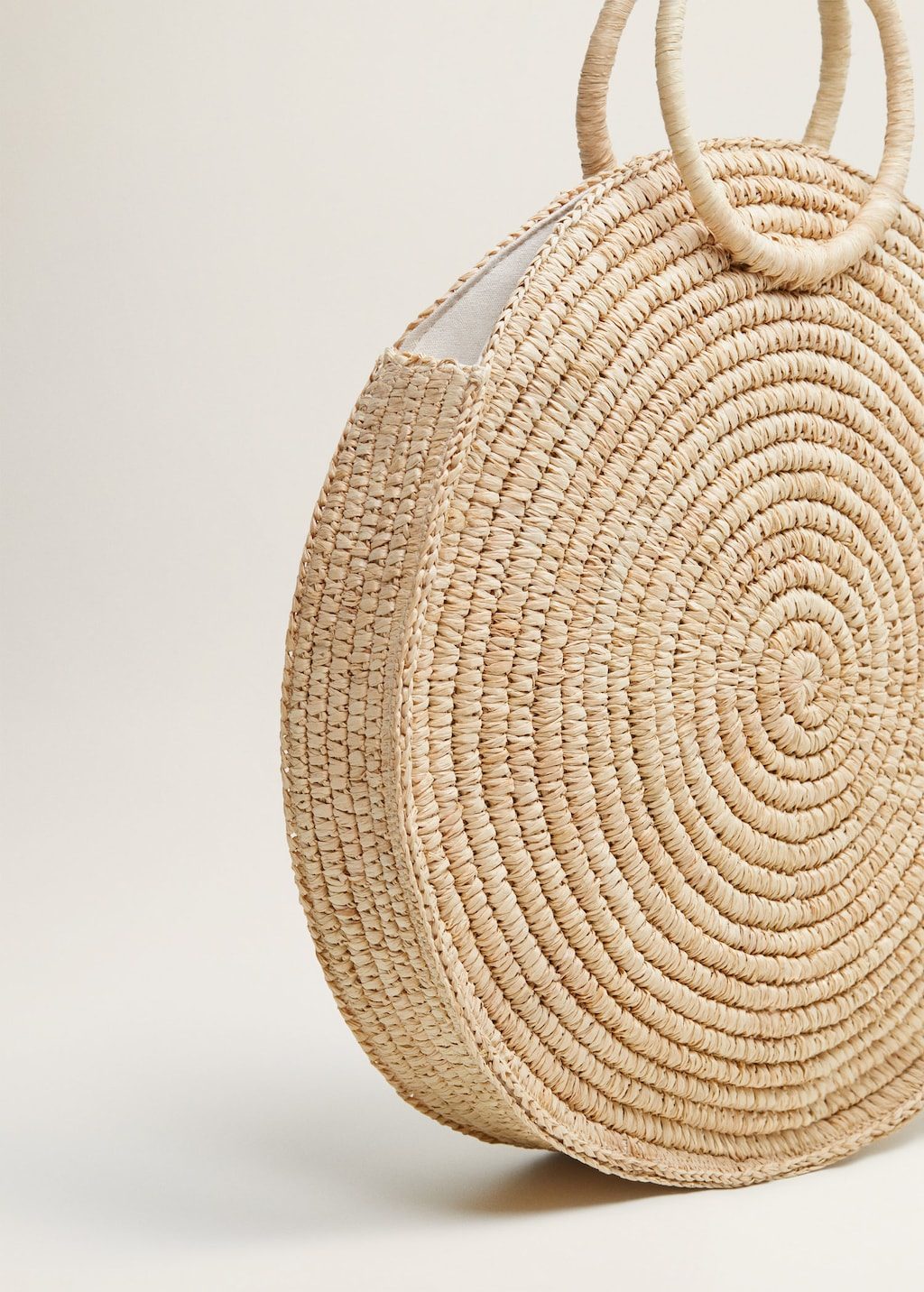 Round raffia bag - Image 2