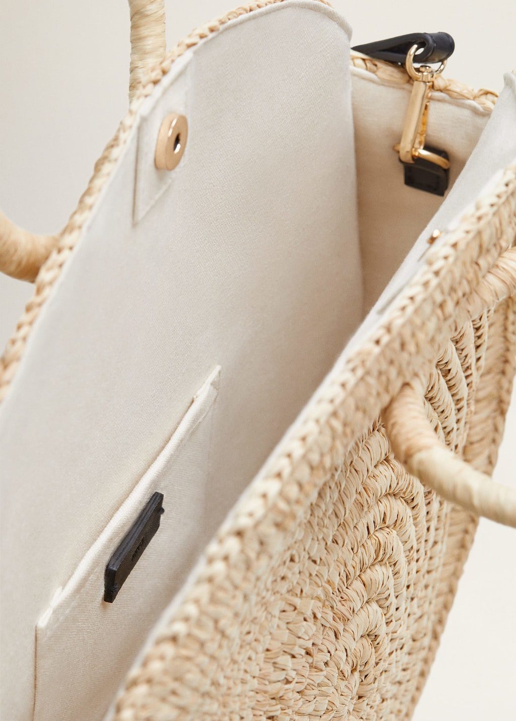 Round raffia bag - Image 3
