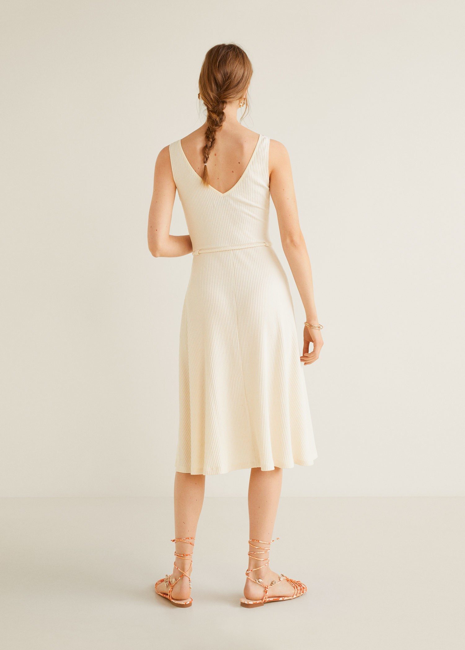 Midi printed dress - Image 3
