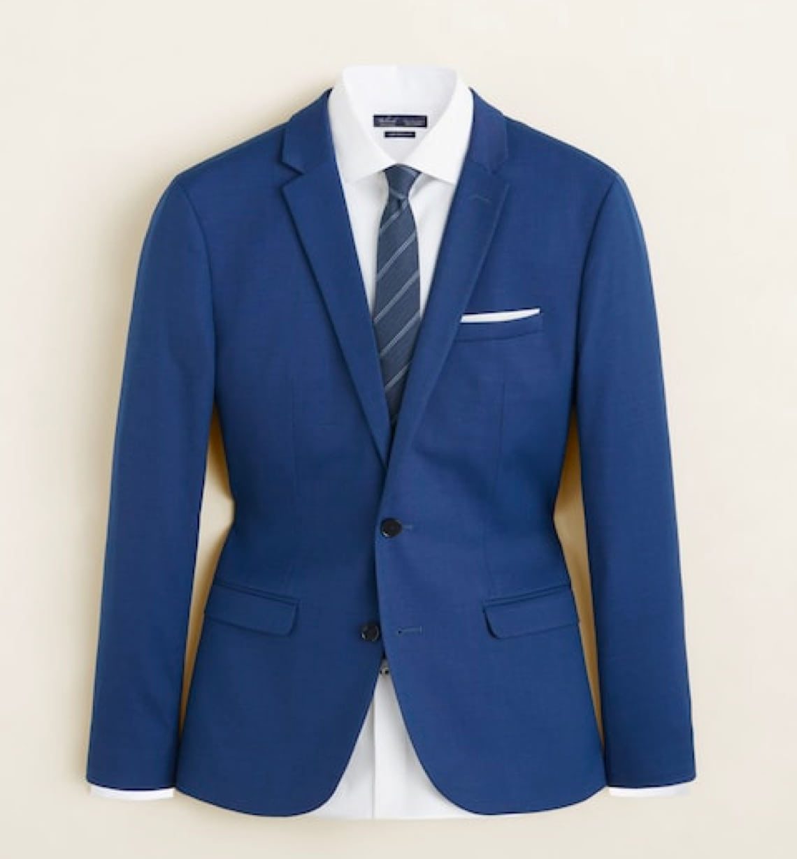 Super slim fit microstructured suit